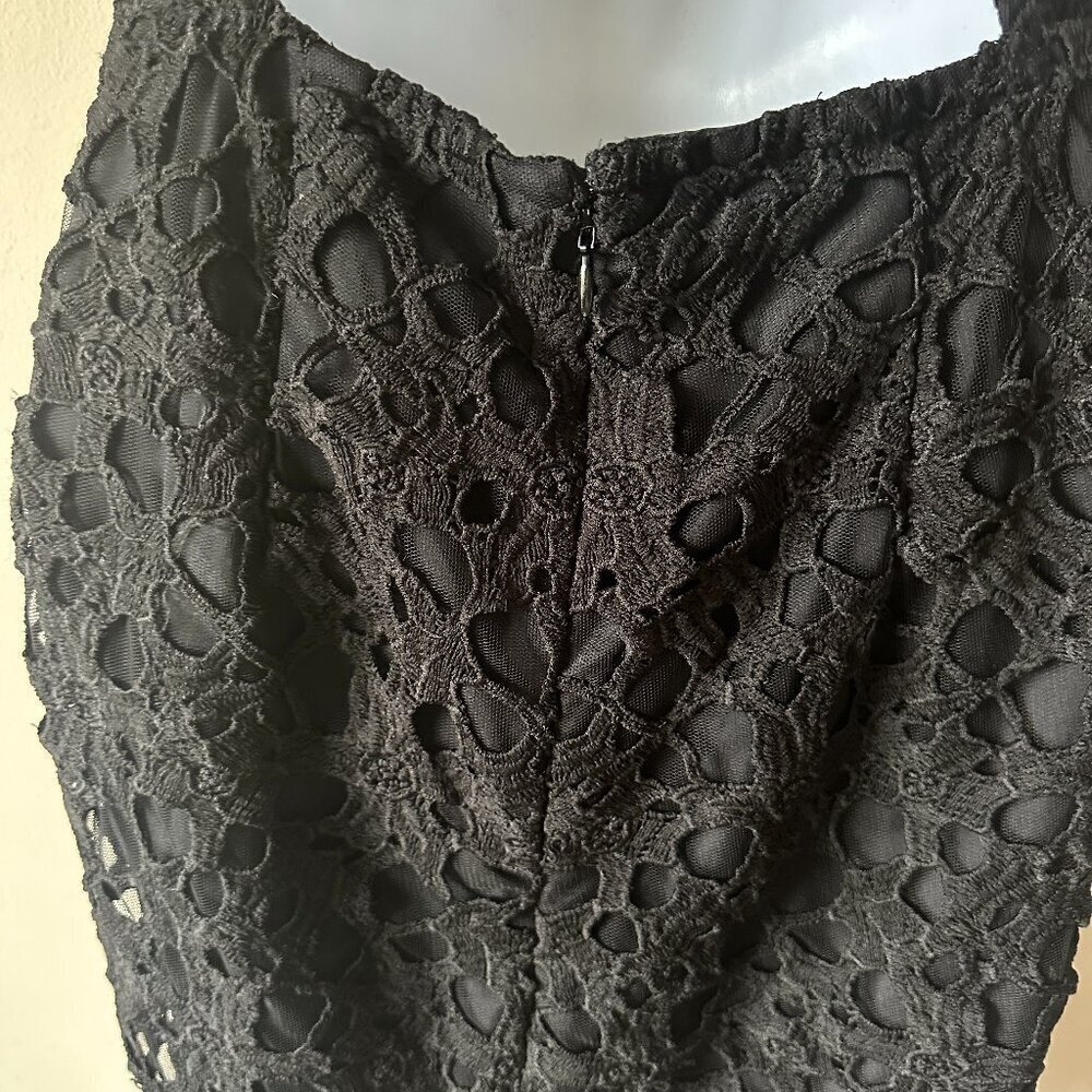 Anthropologie Pankaj & Nidhi Womens Beaded Mini Dress in Black Size XS - Picture 7 of 10
